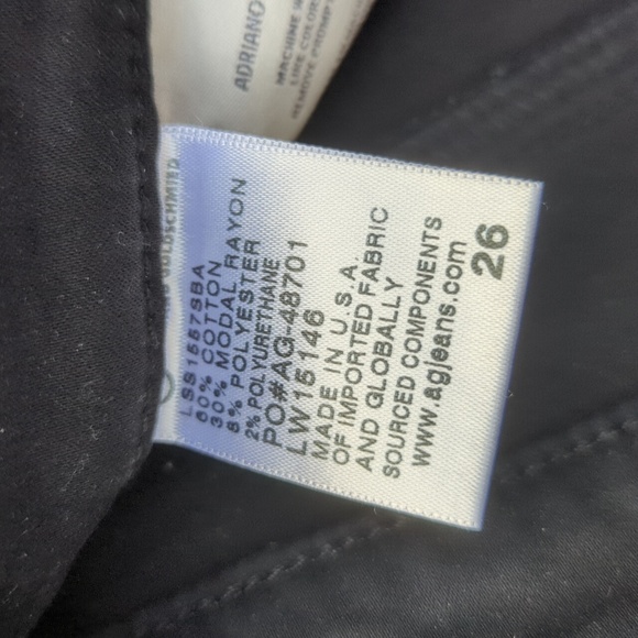 26 AG Cigarette Crop Pants - Picture 3 of 5